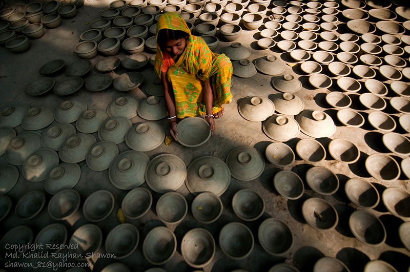 Travel to Bangladesh Pottery